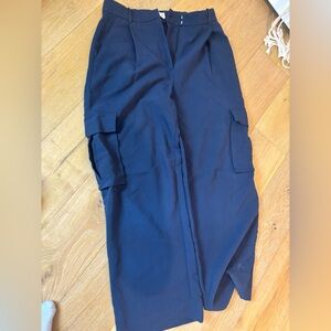 Abercrombie & Fitch Dark Blue Cargo Pants